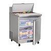 Polar Refrigeration  Stół chłodniczy sałatkowy 1-drzwiowa 8x 1/6 GN, 154L, od 0 do 5°C, agregat z boku
