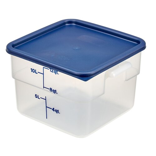 Cambro Przezroczysty pojemnik polipropylenowy na żywność CAMBRO CamSquare® 11,4 l Cambro Przezroczysty pojemnik polipropylenowy na żywność CAMBRO CamSquare® 11,4 l