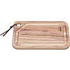 Tramontina Rectangular steak board 330x200x18 mm Churrasco line, light brown