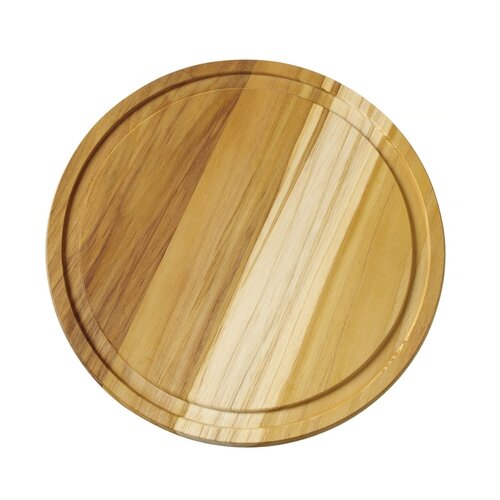 Tramontina Okrągła deska do steków średnica 260 (H)15 mm linia Churrasco, jasny brąz