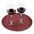 Cambro Serving tray CAMBRO CAMTREAD® round, non-slip burgundy, Ø 355 mm