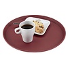 Cambro Serving tray CAMBRO CAMTREAD® round, non-slip burgundy, Ø 355 mm