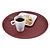 Cambro Serving tray CAMBRO CAMTREAD® round, non-slip burgundy, Ø 355 mm