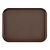 Cambro Taca CAMBRO z polipropylenu fast food brązowa 360x471 mm