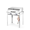 Hendi Grill gazowy Green Fire Profi Line 2-palnikowy - patelnia żeliwna i ruszt GN1/1