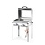 Hendi Grill gazowy Green Fire Profi Line 2-palnikowy - patelnia żeliwna i ruszt GN1/1