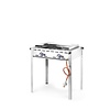 Hendi Grill gazowy Green Fire Profi Line 2-palnikowy - patelnia żeliwna i ruszt GN1/1