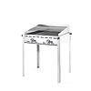 Hendi Grill gazowy Green Fire Profi Line 2-palnikowy - patelnia żeliwna i ruszt GN1/1