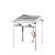 Hendi Grill gazowy Green Fire Profi Line 2-palnikowy - patelnia żeliwna i ruszt GN1/1