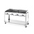 Hendi Grill gazowy Green Fire Profi Line 4-palnikowy z półką - 2 patelnie żeliwne i 2 ruszty GN1/1