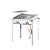 Hendi Grill gazowy Green Fire Profi Line 2-palnikowy - 2 ruszty GN1/1