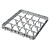 Cambro Nadstawka do koszy CAMBRO FULL DROP 500×500 mm szara, model E1 16 przegródek