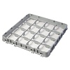 Cambro Wyprzedaż - Nadstawka do koszy CAMBRO HALF DROP 500×500 mm szara, model E2 16 przegródek