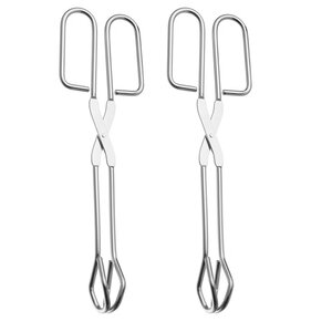 Hendi Szczypce do grilla chromowane 24 cm - zestaw 2 szt. Hendi Szczypce do grilla chromowane 24 cm - zestaw 2 szt.