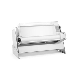 Prismafood Wałkownica do ciasta z jednym wałkiem od 260 do 450 mm, 210-700 g ciasta, 0,37 kW ze wsadem liniowym Prismafood Wałkownica do ciasta z jednym wałkiem od 260 do 450 mm, 210-700 g ciasta, 0,37 kW ze wsadem liniowym