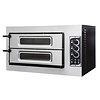 Prismafood Piec do pizzy 2-komorowy elektryczny 6 kW, 915x621x(h)527mm