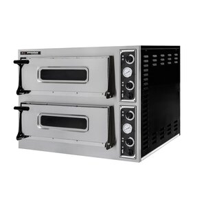 Prismafood Double Deck Electric Pizza Oven 9,4 kW, 8 x Ø 32 cm