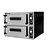 Prismafood Double Deck Electric Pizza Oven 9,4 kW, 8 x Ø 32 cm