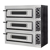 Prismafood Piec do pizzy 3-komorowy elektryczny 12 kW, 8 x Ø 35 cm