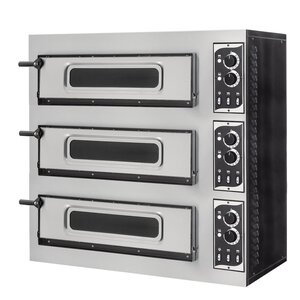 Prismafood Triple Deck Electric Pizza Oven 12 kW, 8 x Ø 35 cm Prismafood Triple Deck Electric Pizza Oven 12 kW, 8 x Ø 35 cm
