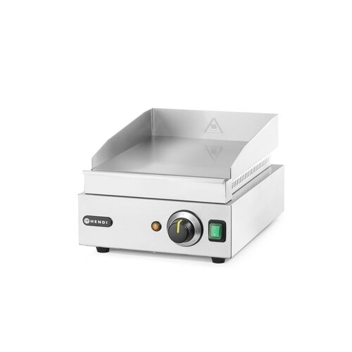 Hendi Countertop Electric Griddle Smooth, Chromed, 2 kW Hendi Countertop Electric Griddle Smooth, Chromed, 2 kW