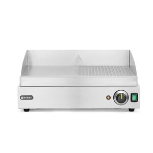Hendi Countertop Electric Griddle Smooth/Ribbed, Chromed, 2,4 kW Hendi Countertop Electric Griddle Smooth/Ribbed, Chromed, 2,4 kW