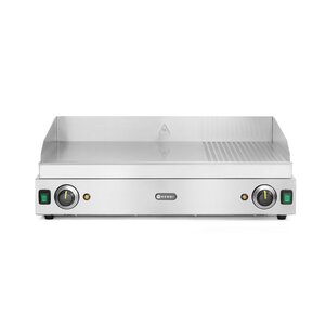 Hendi Elektryczna płyta grillowa 2/3 gładka, 1/3 ryflowana, chromowana, 3,5 kW, nastawna Hendi Elektryczna płyta grillowa 2/3 gładka, 1/3 ryflowana, chromowana, 3,5 kW, nastawna