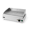 Hendi Countertop Electric Griddle Ribbed, Chromed, 2,4 kW