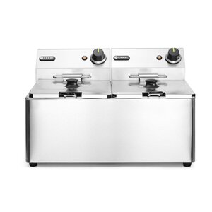 Hendi 2-Tank Countertop Electric Fryer 16 L, 2x 3,5 kW Hendi 2-Tank Countertop Electric Fryer 16 L, 2x 3,5 kW