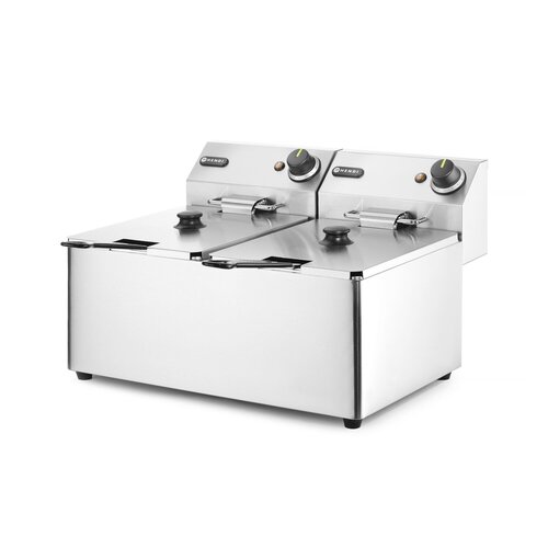 Hendi Frytownica elektryczna 2-komorowa nastawna 16 L, 2x 3,5 kW Hendi Frytownica elektryczna 2-komorowa nastawna 16 L, 2x 3,5 kW