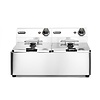 Hendi 2-Tank Countertop Electric Fryer 12 L, 2x 3,3 kW