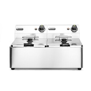 Hendi 2-Tank Countertop Electric Fryer 12 L, 2x 3,3 kW Hendi 2-Tank Countertop Electric Fryer 12 L, 2x 3,3 kW