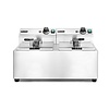 Hendi 2-Tank Countertop Electric Fryer 16 L, 2x 3,5 kW