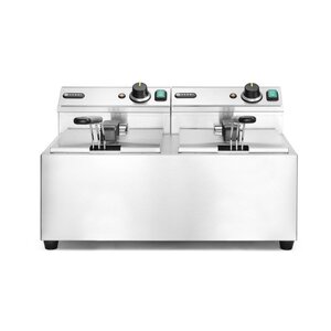 Hendi 2-Tank Countertop Electric Fryer 16 L, 2x 3,5 kW Hendi 2-Tank Countertop Electric Fryer 16 L, 2x 3,5 kW