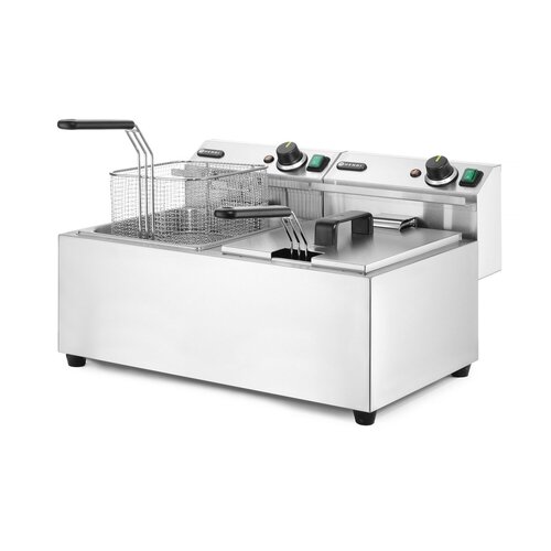 Hendi 2-Tank Countertop Electric Fryer 16 L, 2x 3,5 kW Hendi 2-Tank Countertop Electric Fryer 16 L, 2x 3,5 kW