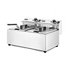 Hendi 2-Tank Countertop Electric Fryer 16 L, 2x 3,5 kW