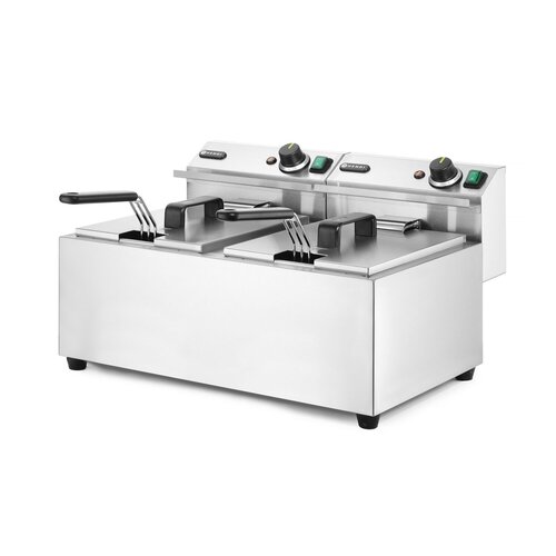 Hendi 2-Tank Countertop Electric Fryer 16 L, 2x 3,5 kW Hendi 2-Tank Countertop Electric Fryer 16 L, 2x 3,5 kW