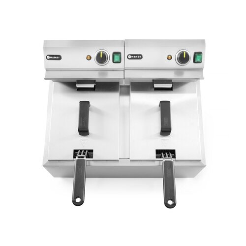 Hendi 2-Tank Countertop Electric Fryer 16 L, 2x 3,5 kW Hendi 2-Tank Countertop Electric Fryer 16 L, 2x 3,5 kW