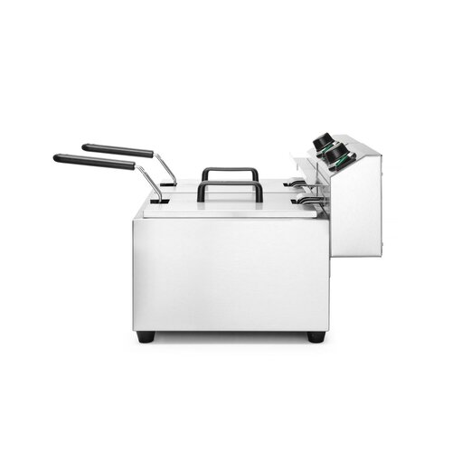 Hendi 2-Tank Countertop Electric Fryer 16 L, 2x 3,5 kW Hendi 2-Tank Countertop Electric Fryer 16 L, 2x 3,5 kW