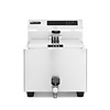 Hendi Countertop Electric Fryer 8 L, 3,5 kW with Drain Tap and Digital Panel