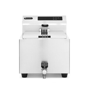 Hendi Frytownica elektryczna nastawna 8 L, 3,5 kW z kranem spustowym i cyfrowym panelem Hendi Frytownica elektryczna nastawna 8 L, 3,5 kW z kranem spustowym i cyfrowym panelem