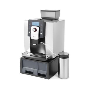 Hendi Automatic Silver Coffee Machine with Adjustable Coffee Strength, 1,4 kW Hendi Automatic Silver Coffee Machine with Adjustable Coffee Strength, 1,4 kW