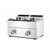 Hendi 2-Tank Countertop Induction Fryer 16 L, 7 kW