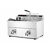 Hendi 2-Tank Countertop Induction Fryer 16 L, 7 kW