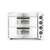Hendi Piecyk do pizzy 2-komorowy 3 kW, 230V, 580x560x(h)435mm, srebrny