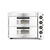 Hendi Piecyk do pizzy 2-komorowy 3 kW, 230V, 580x560x(h)435mm, srebrny