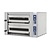 Hendi Piec do pizzy 2-komorowy elektryczny 13,2 kW, 8 x Ø 34 cm