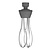 Hendi Mikser ręczny o zmiennej prędkości z rózgą i wieszakiem Kitchen Line, 230V/350W, ø100x416mm