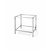 Hendi Basis for the stove 220399, with dimensions 1000x1137x960 mm