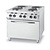 Hendi Electric Cooker with 4 Hot Plates and Electric Convection Oven GN 1/1, 13,4 kW